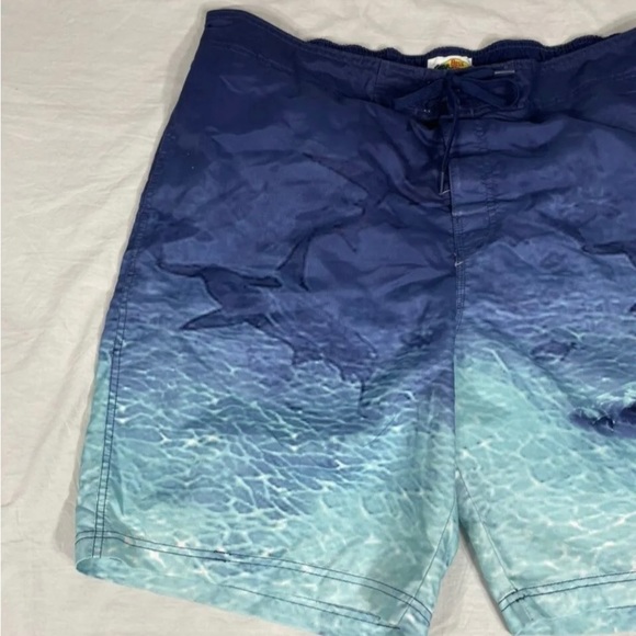Bass Pro Shops Mens Blue Polyester Swin Shorts Size XXL - Picture 3 of 6